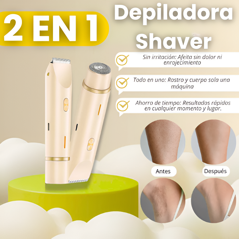 ¡ULTIMAS UNIDADES! Depiladora Shaver 2 en 1 - despidete de dolores
