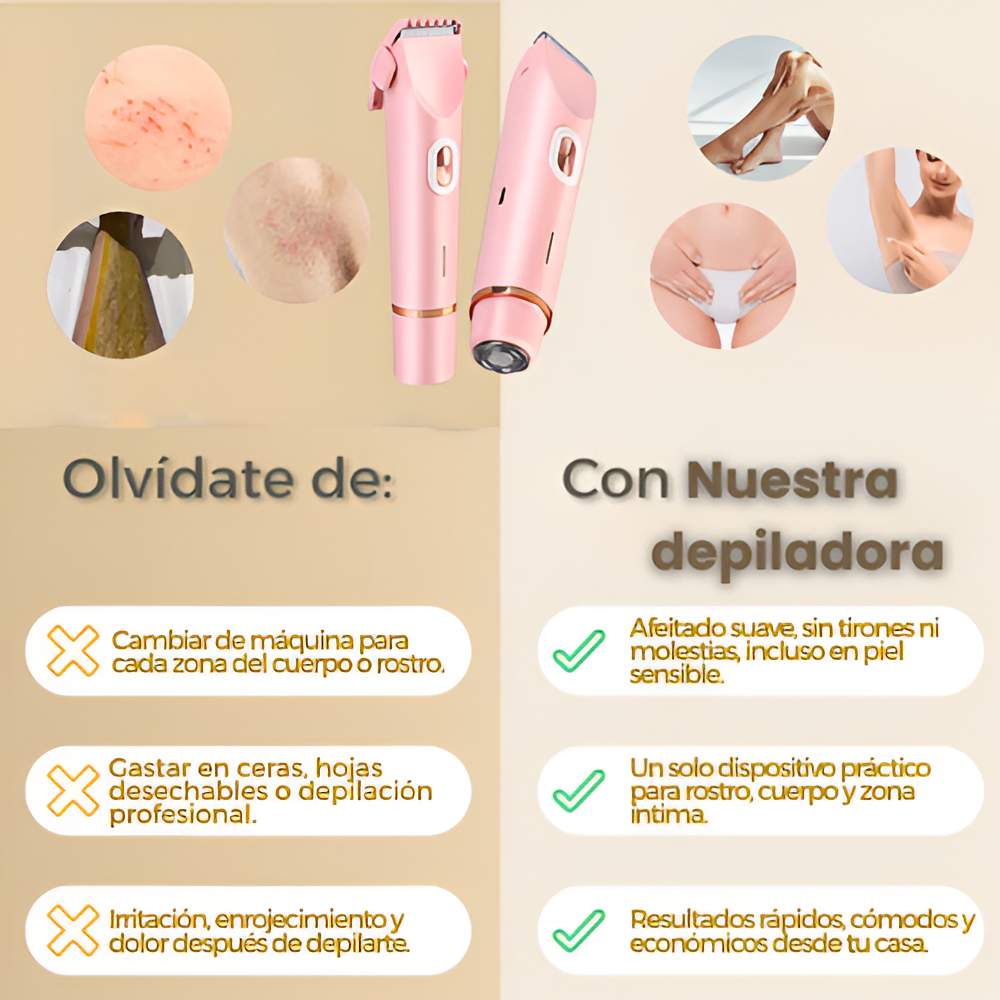 ¡ULTIMAS UNIDADES! Depiladora Shaver 2 en 1 - despidete de dolores
