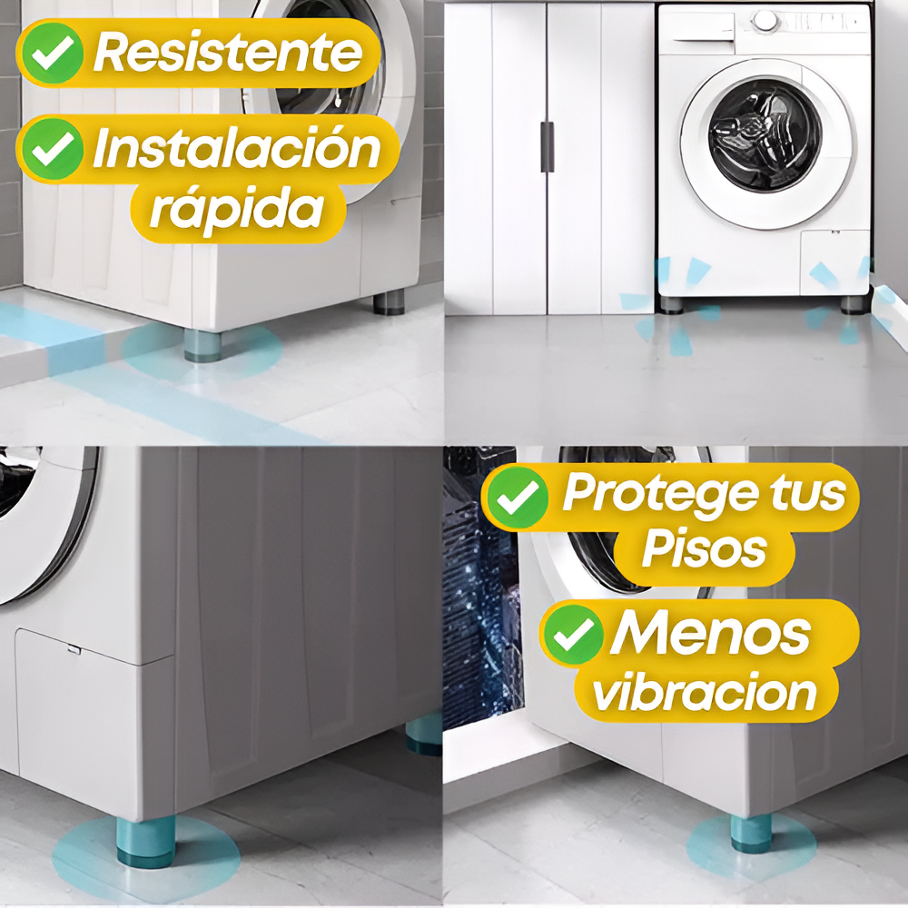 ¡OFERTON Almohadillas Antivibración para Lavadora Set x4! - 50%OFF solo por HOY