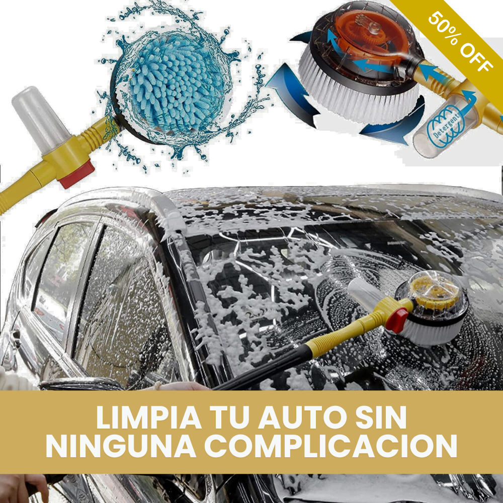 Oferta Unica! CEPILLO ROTATORIO PARA LAVADO DE AUTOS CON DISPENSADOR DE ESPUMA