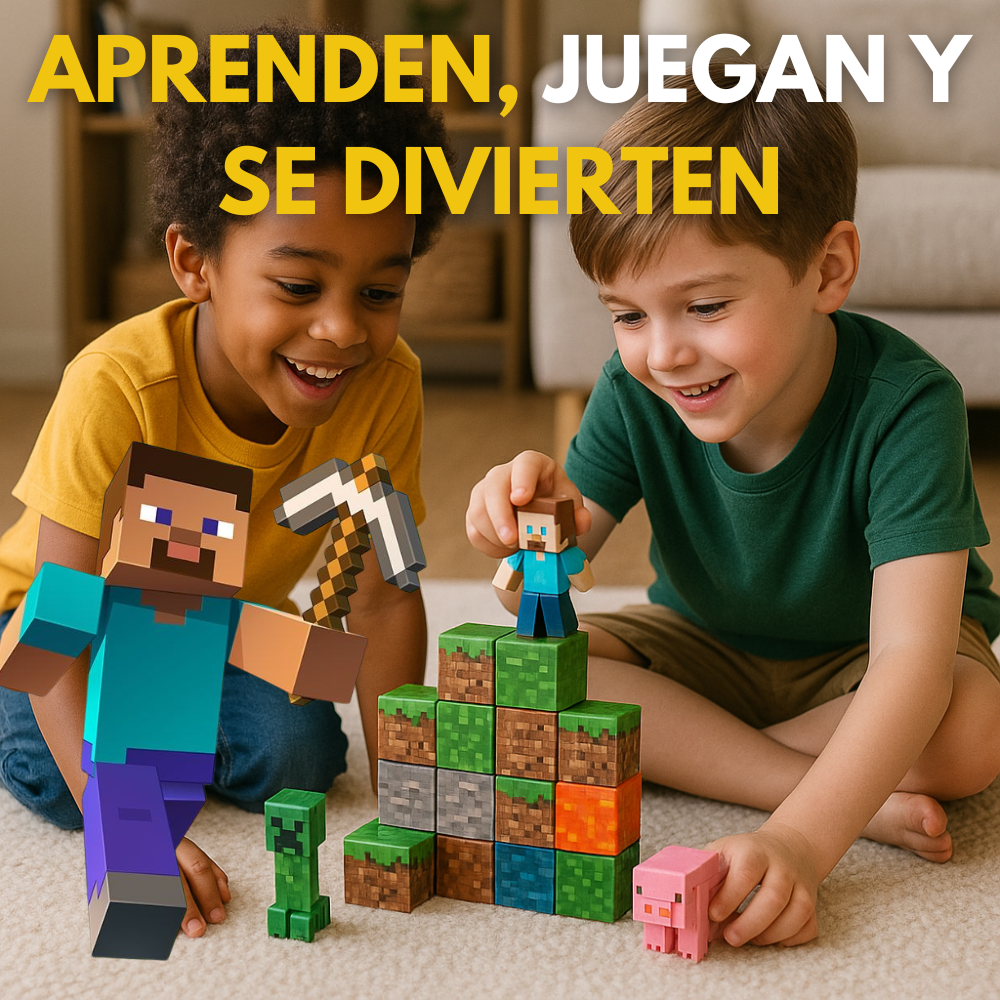 Super Oferta! BLOQUES MAGNETICOS DE MINECRAFT EN 50% OFF + ENVIO GRATIS!