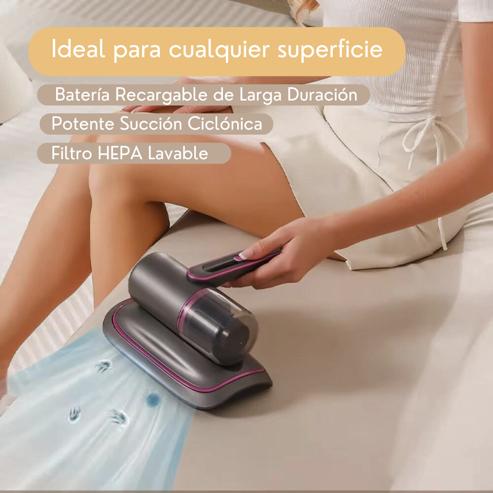 ¡OFERTA! Aspiradora Recargable de Mano Elimina Ácaros