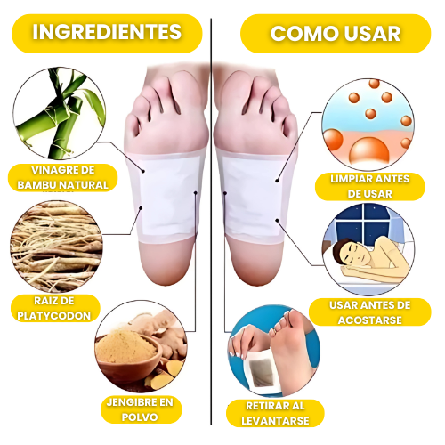 Desintoxica Tu Cuerpo - Parches Kinoki