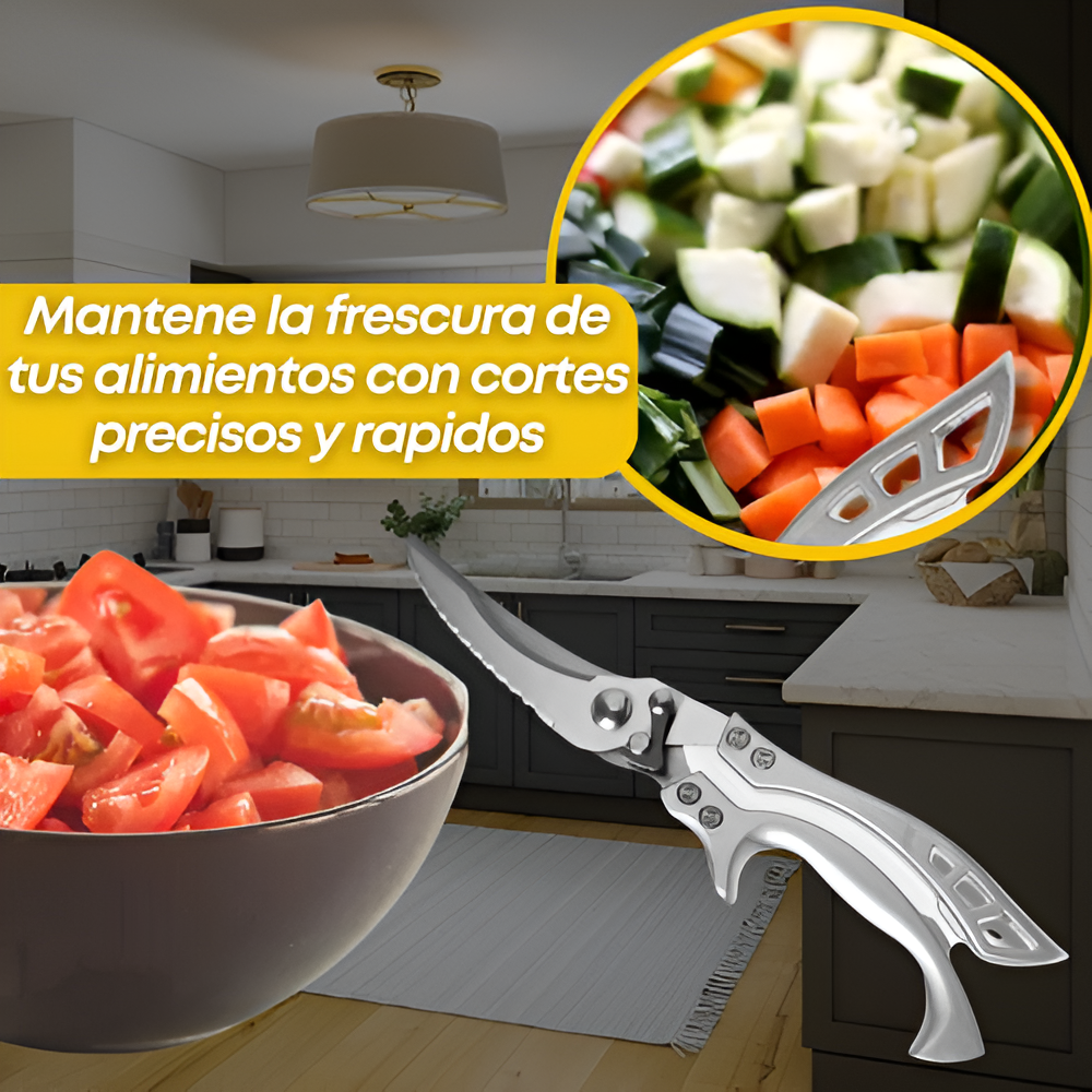 Oferton Tijeras de cocina de acero inoxidable!