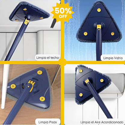 ¡OFERTA 50%OFF Mopa triangular giratoria 360°! - SOLO POR HOY