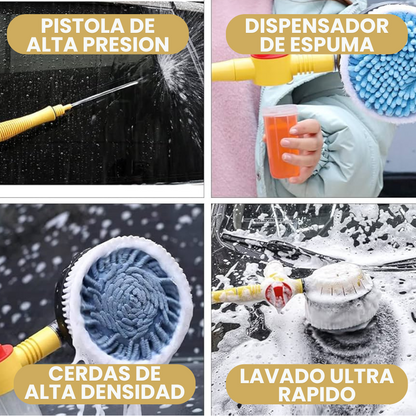 Oferta Unica! CEPILLO ROTATORIO PARA LAVADO DE AUTOS CON DISPENSADOR DE ESPUMA
