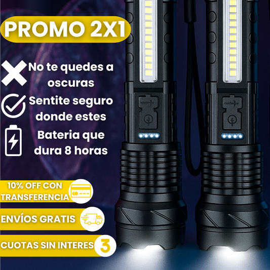2x1 Linterna Laser Pro Max ¡Descuento exclusivo!