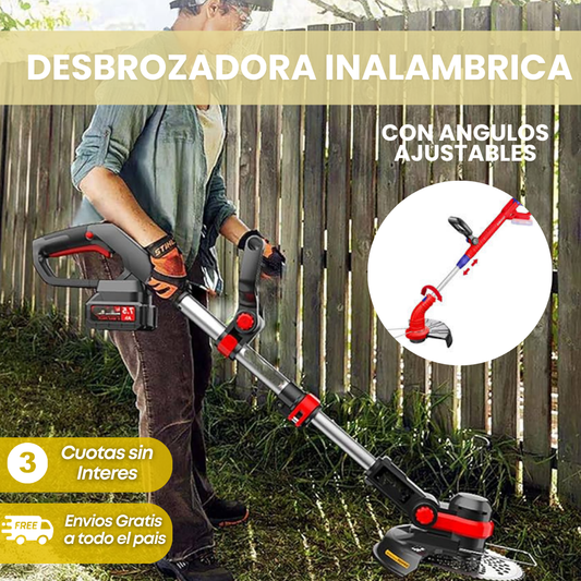 Desbrozadora INALAMBRICA podadora 3 en 1 ¡SUPER OFERTA!