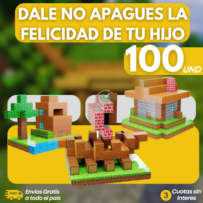 Super Oferta! BLOQUES MAGNETICOS DE MINECRAFT EN 50% OFF + ENVIO GRATIS!